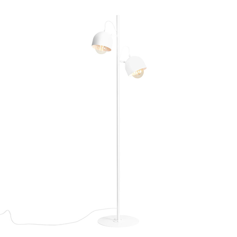 Ebna 161cm Tree Floor Lamp, White, White