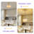 1 - Light Gold Kitchen Island Single Pendant Light With 11in Striped Amber Glass Shade-1347563813