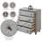 Gray Boucle Chest