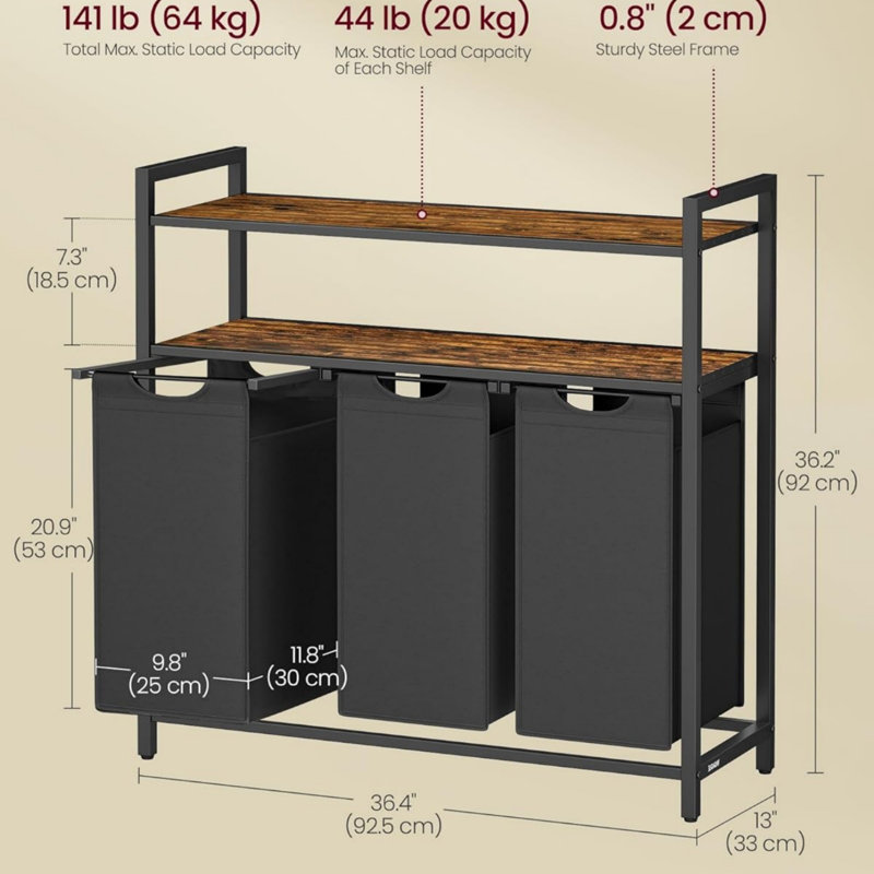 Steel Laundry Cart