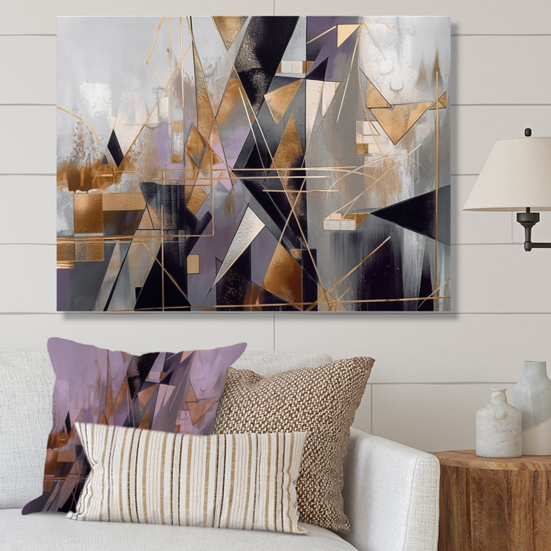 «Soft Color Composition III», art mural moderne sur toile géométrique, H 24 po x l 32 po x P 1 po, Toile tendue