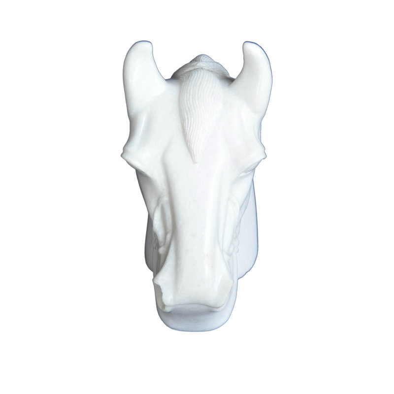 Makrana Marble Horse Bust