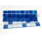 Premium Textured 1.4" X 1.4" Straight Edge Glass Mosaic Tile-109868474