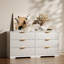 Table de chevet moderne de 27 po avec 3 tiroirs de rangement-307241353