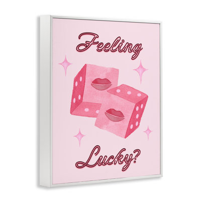 Vous avez de la chance? Dice, giclée encadrée par Nina Jacobs