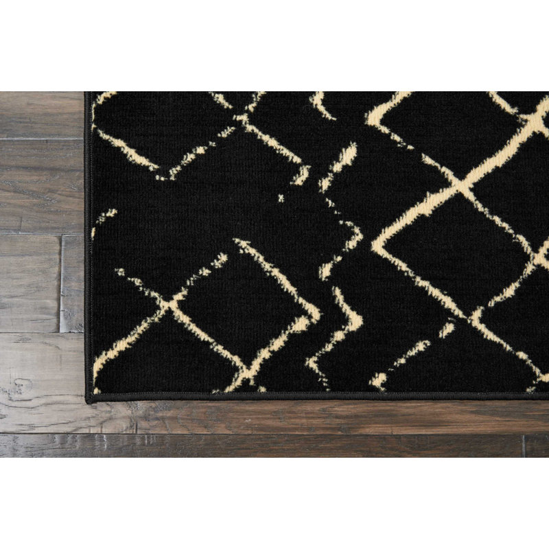 Budyoni Geometric Indoor Rug, Rectangle 7'10" x 9'10"