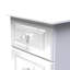 Fully Assembled Jacey 2 Drawer Bedside Table-398073775