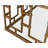 Brass Gate Solid Wood Top Coffee Table