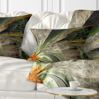 Coussin lombaire en fleur symétrique floral
