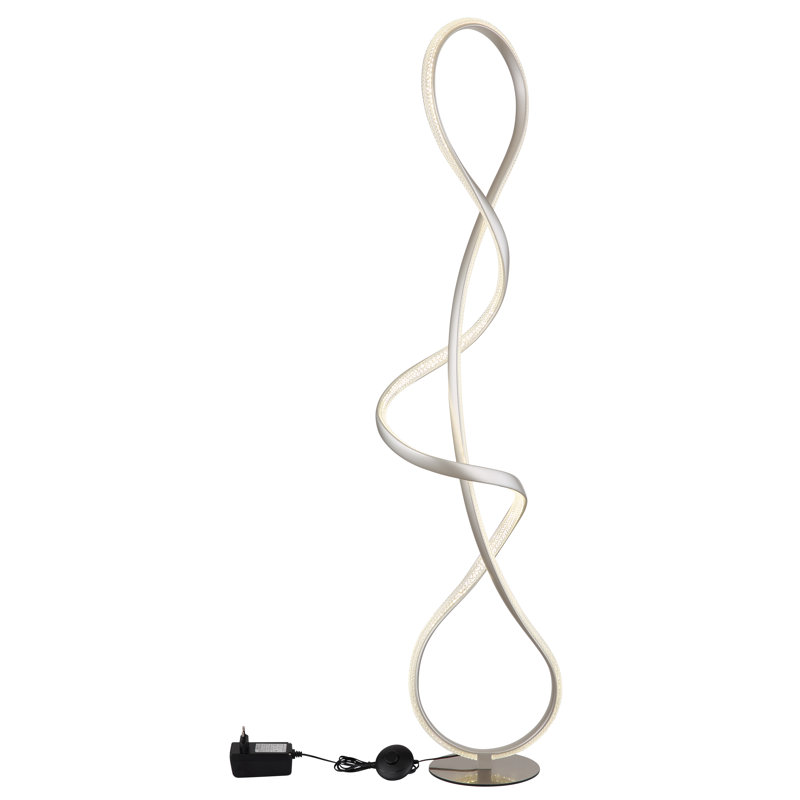 133cm Matte LED Novelty Floor Lamp, Silver