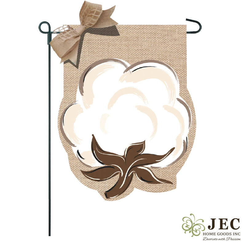Drapeau de jardin en coton 2 côtés 1 pi 6 po x 1 pi, Vierge