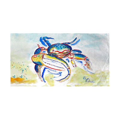 Serviette de plage en couleur crabe fiddler Reber