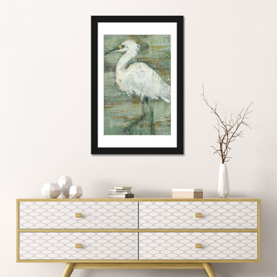 " Textured Heron I " by Jennifer Goldberger