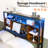 Floating Bed Frame With Charging Station, LED Bed Frame With Storage Headboard-445040599