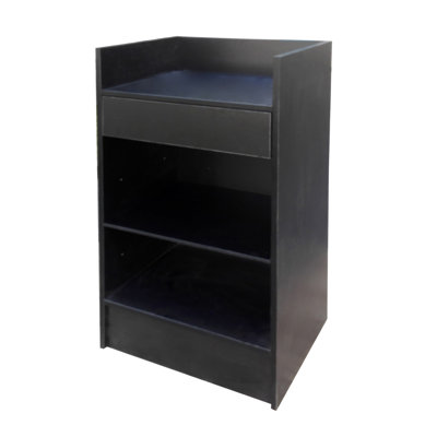 Support de caisse Cash Wrap avec tablette de rangement réglable