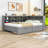 Broadview Wooden DayBed with 2 Drawers and Storage and USB-540800091