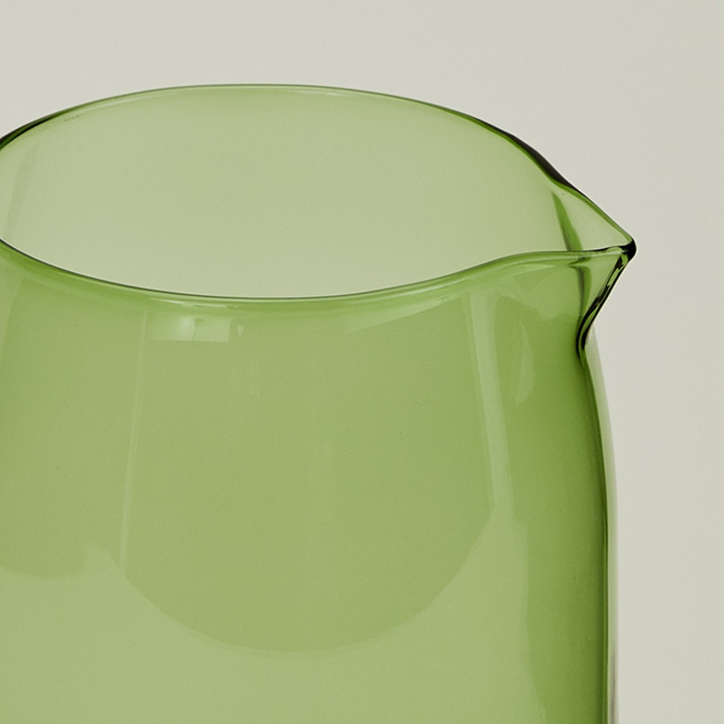 52oz. Glass Pitcher, Olive