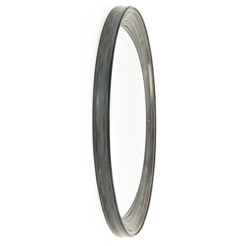 Cerne Convex Metal Wall Mirror, 28.5" H x 28.5" W