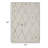 Hima Area Rug, Geometric Pattern, Hand Tufted Gray Wool Cotton-99376378