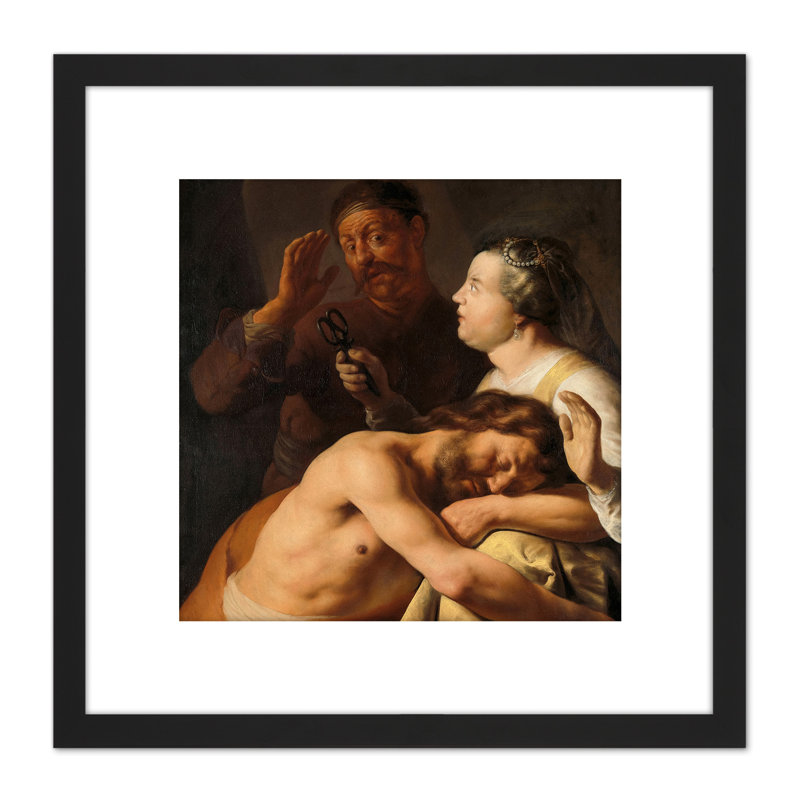 Samson And Delilah Bible Paitning by Jan Lievens - Single Picture Frame Painting