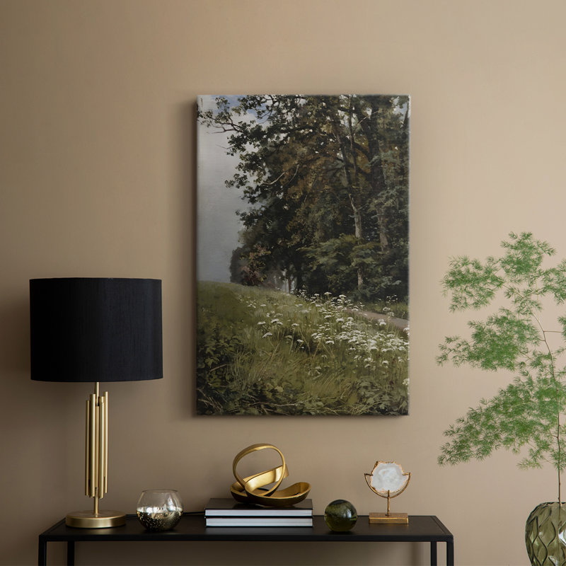 Imprimé floral rétro CCXCIX - galerie Cavas sur mesure, H 36 po x l 24 po