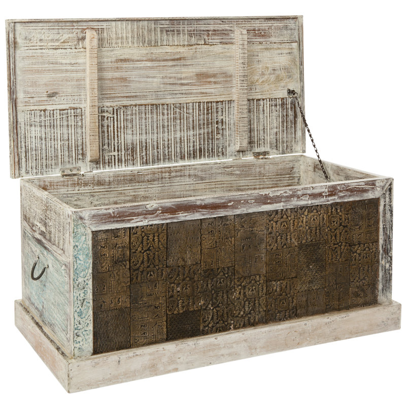 Tila Reclaimed Wood Blanket Box