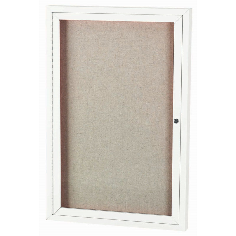Tableau d'affichage mural extérieur pour l'extérieur, Blanc, Un, H 48 po x l 36 po