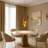 Dainte Lilly Pendant Light – Luxury Brass & Crystal Pendant Light with Adjustable Rope for Bedroom, Dining Room & Entryway
