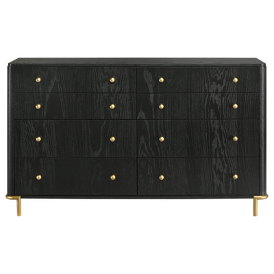 Kevin 8-drawer Dresser Black