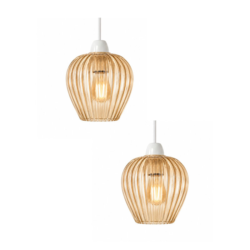 14 cm H Tulip Glass Lamp Shade