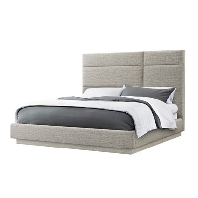 Quadrant Upholstered Platform Bed