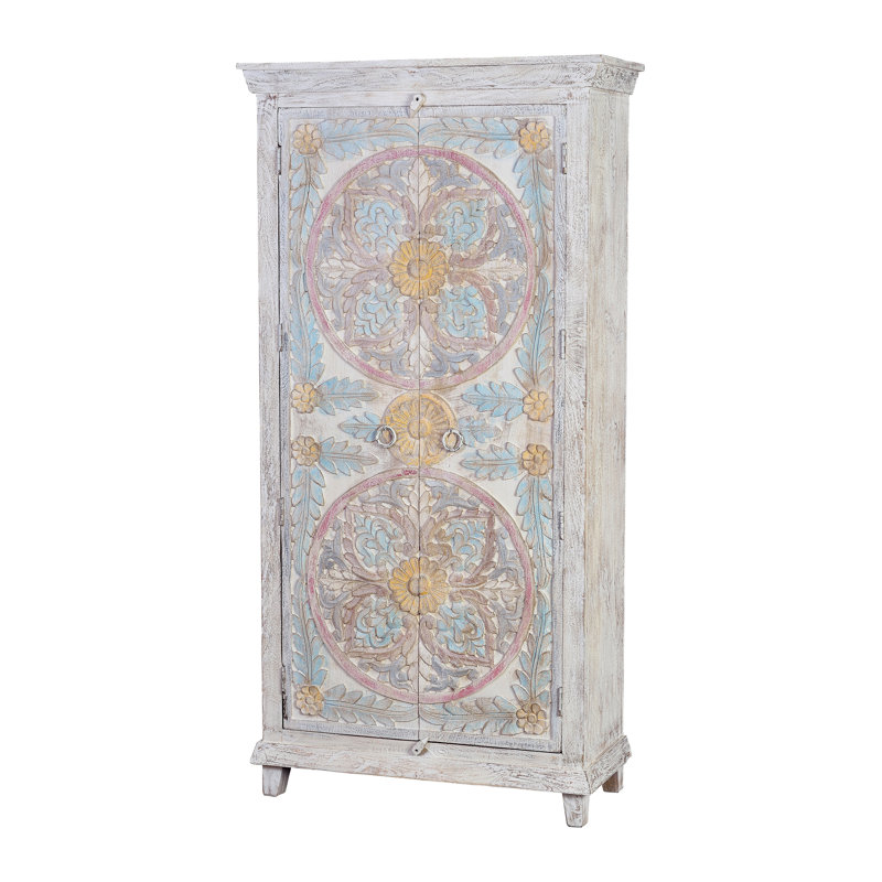 Amabel 2 Door Solid Wood Wardrobe
