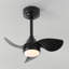 Albini 22" Contemporary Minimalist 6-Speed Metal Mobile-App/Remote-Controlled Dimmable Smart Integrated LED Ceiling Fan-1479792548-1479792552