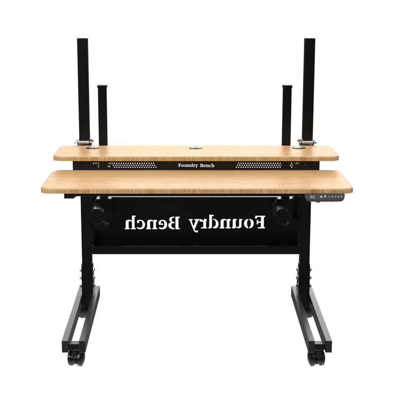 Bureau debout à hauteur ajustable Zedrick, H 47 po x l 48 po x P 30 po