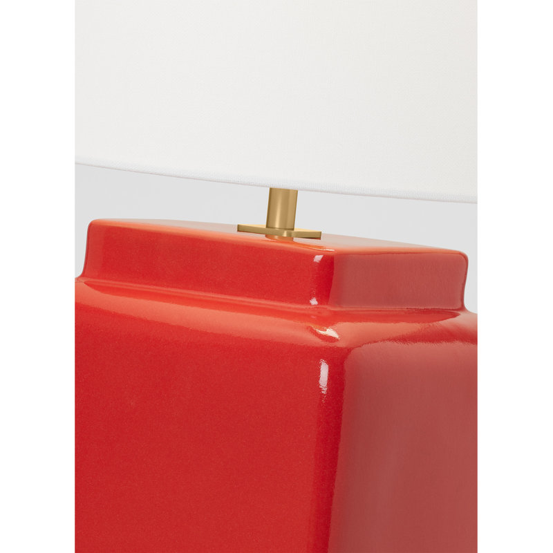 Anderson Table Lamp, Red