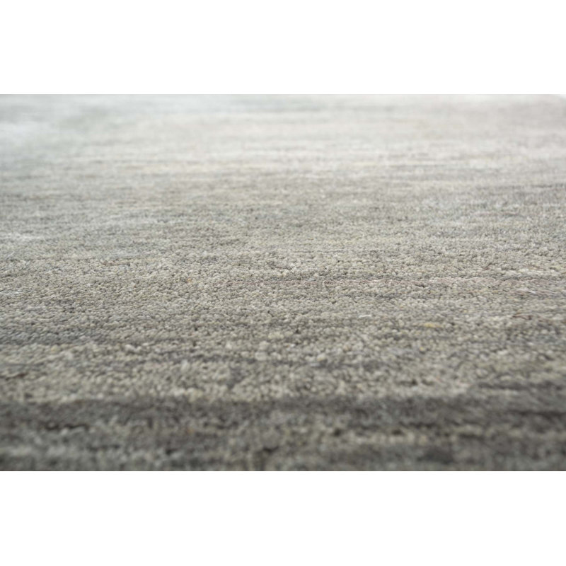 Contemporary One-of-a-Kind Rectangle 8' x 10'1" Rectangle Wool Area Rug in Brown