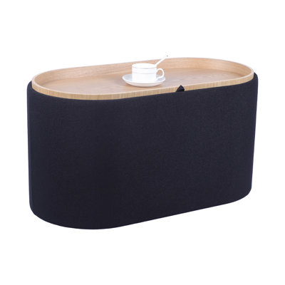 Techni Home Storage Ottoman with Reversible Tray Top