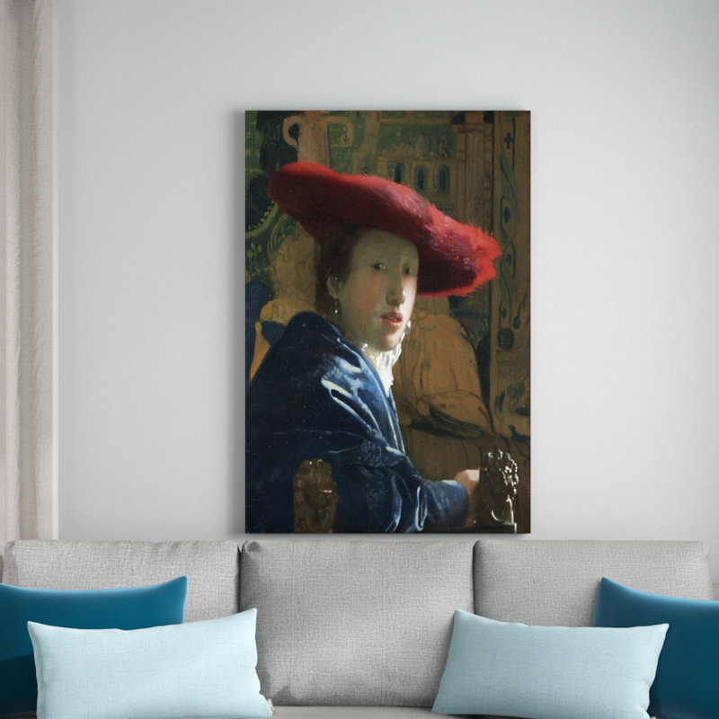 Johannes Vermeer - Wrapped Canvas Print, 41cm H x 31cm W