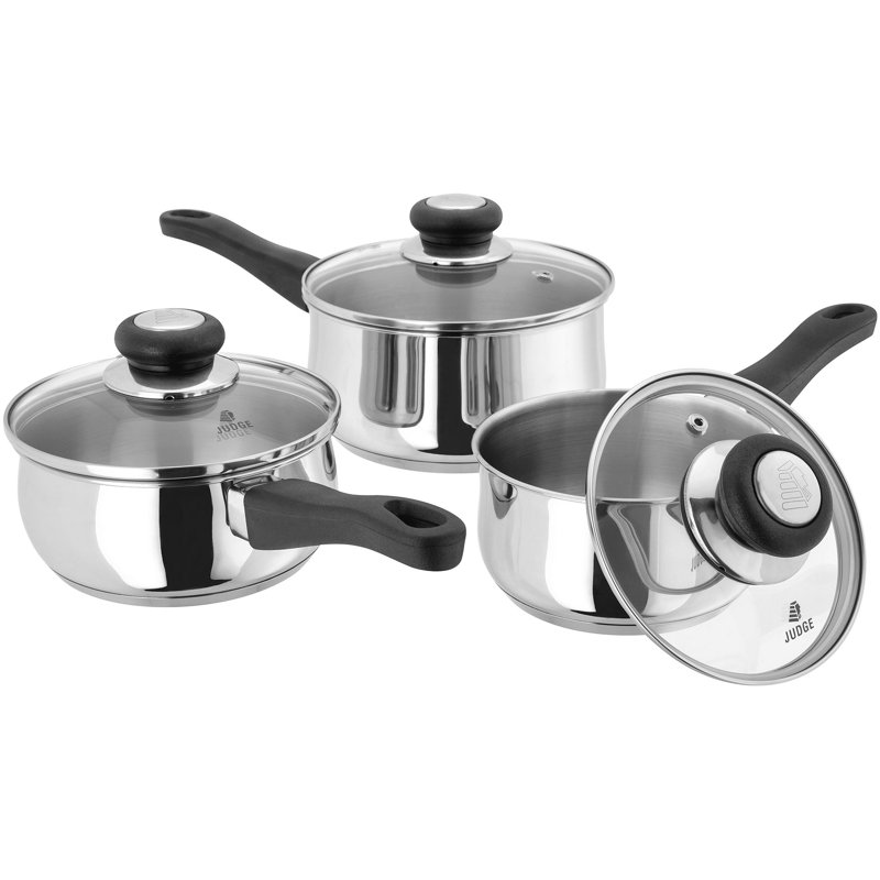 Judge, Vista - 3 Piece Saucepan Set