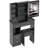 29.2" Small Size Left Drawer Desktop Vanity Table + Cushioned Stool,2 AC+2 USB Power Station,Hair Dryer Bracket,Extra Large Touch Control Sliding LED Mirror,Tri-Color Switching,Brightness Adjust-1005313753
