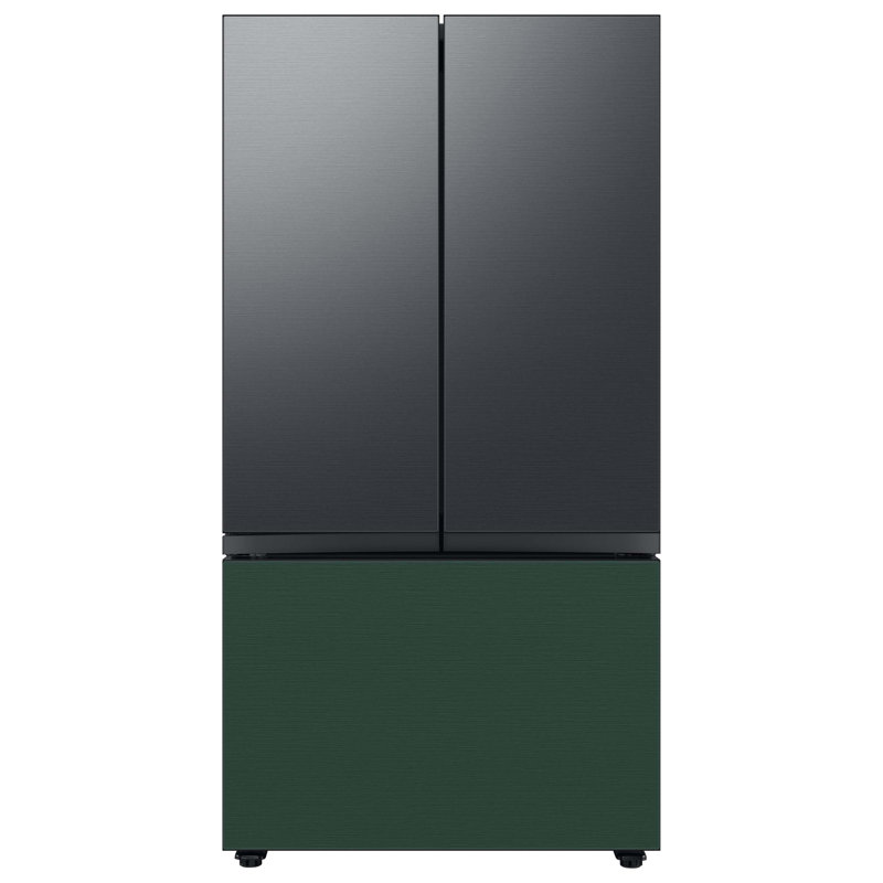 Samsung 24 cu. ft. Smart Bespoke 3-Door French-Door Refrigerator with Customizable Panel Colors and AutoFill Water Pitcher in Custom Panel-Ready