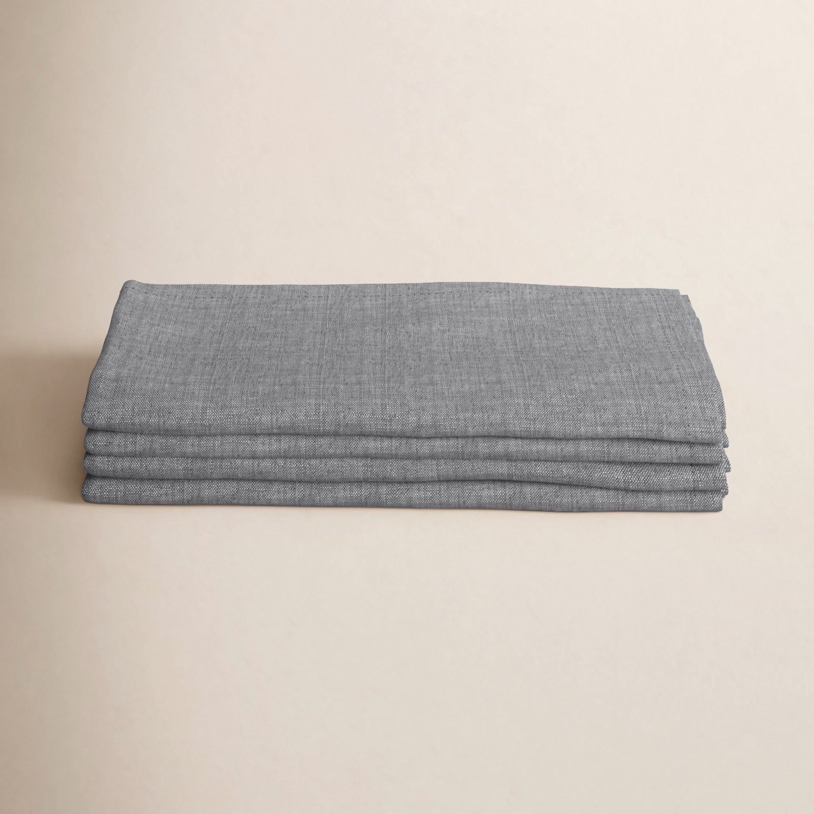 Caron Reversible Cotton Napkin, Black