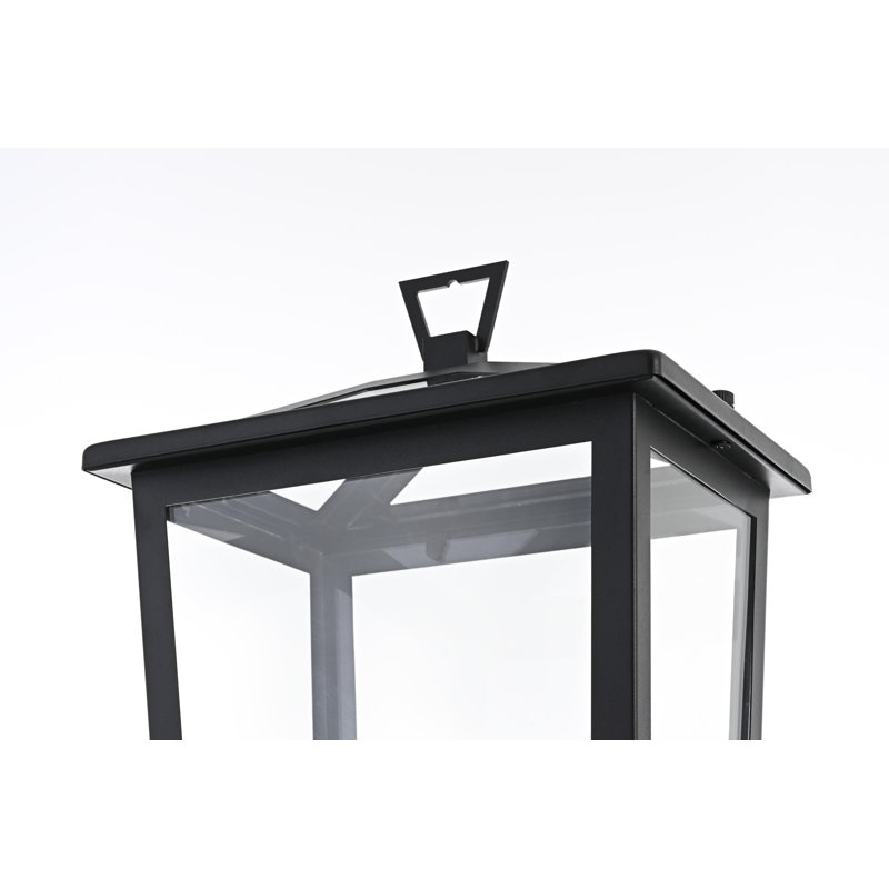 Jamila 9.45 Inch Outdoor Post Light in Black