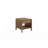 Jaywon Waterfall Solid Wood End Table, Latte