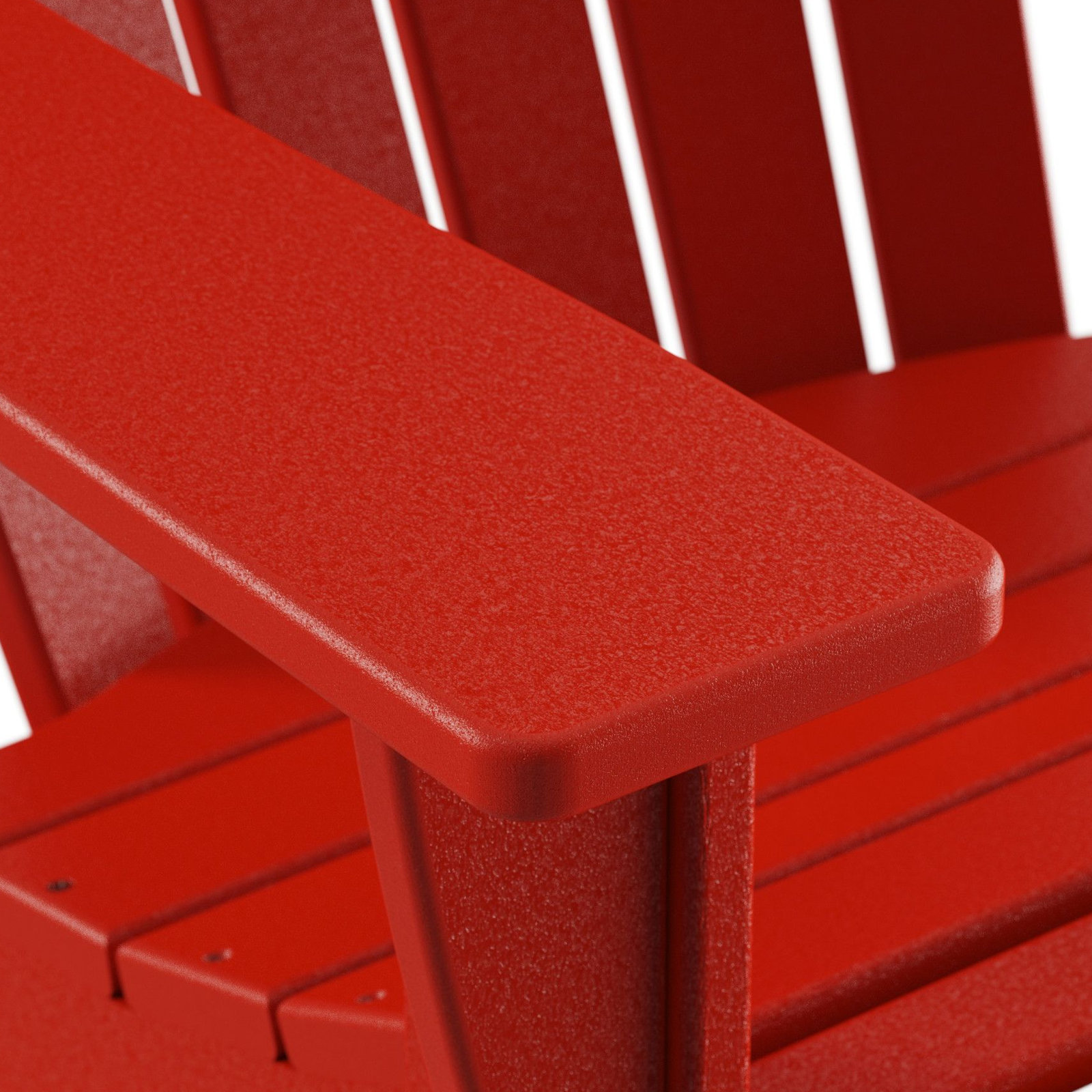 POLYWOOD® Nautical Adirondack Chair, Sunset Red