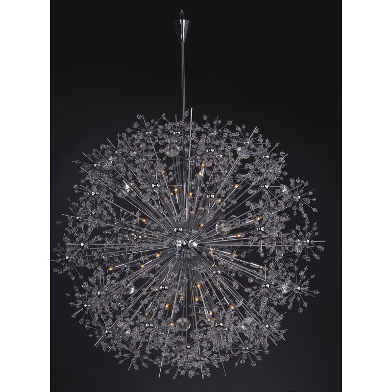 Lustre sphère spoutnik 40 lumières Mattern