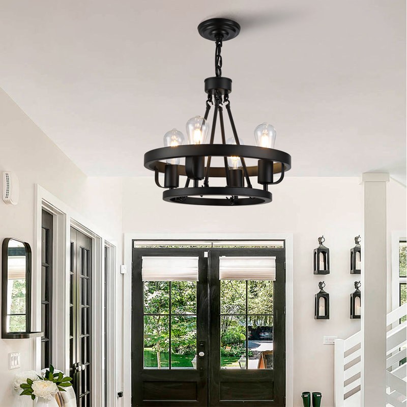 Industrial Plug-In Outdoor Hanging Light