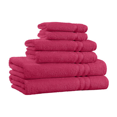 Ensemble de serviettes 6 pièces 100% coton 