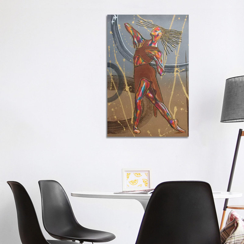 Movementation 1 Piece Wrapped Canvas Painting, 101.6 cm H x 66.04 cm W x 3.175 cm D