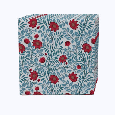 Cotton Floral Square Napkin